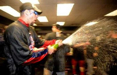 Illustration for article titled Deadspin Classic: A Children's Treasury Of Men Getting Blasted In The Face With Champagne
